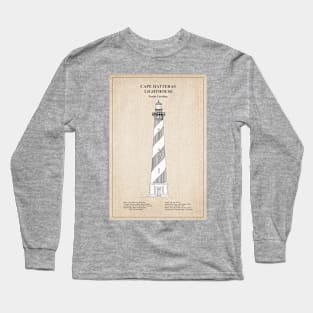 Cape Hatteras Lighthouse - North Carolina - SBD Long Sleeve T-Shirt